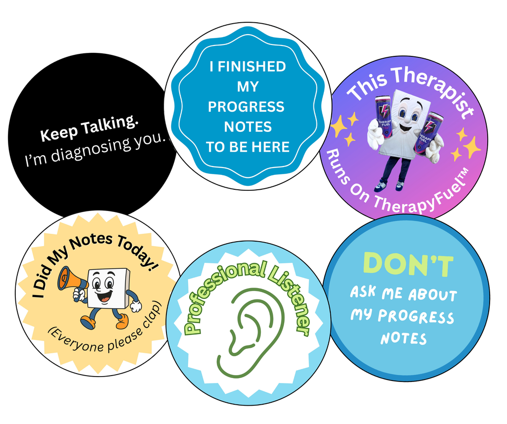 Therapy Vibes Sticker Pack